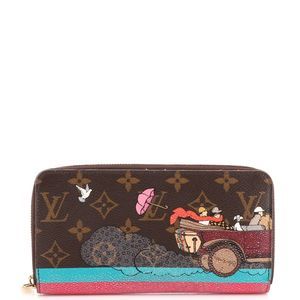 Louis Vuitton Zippy Wallet Limited Edition Monogram Canvas Brown, Print